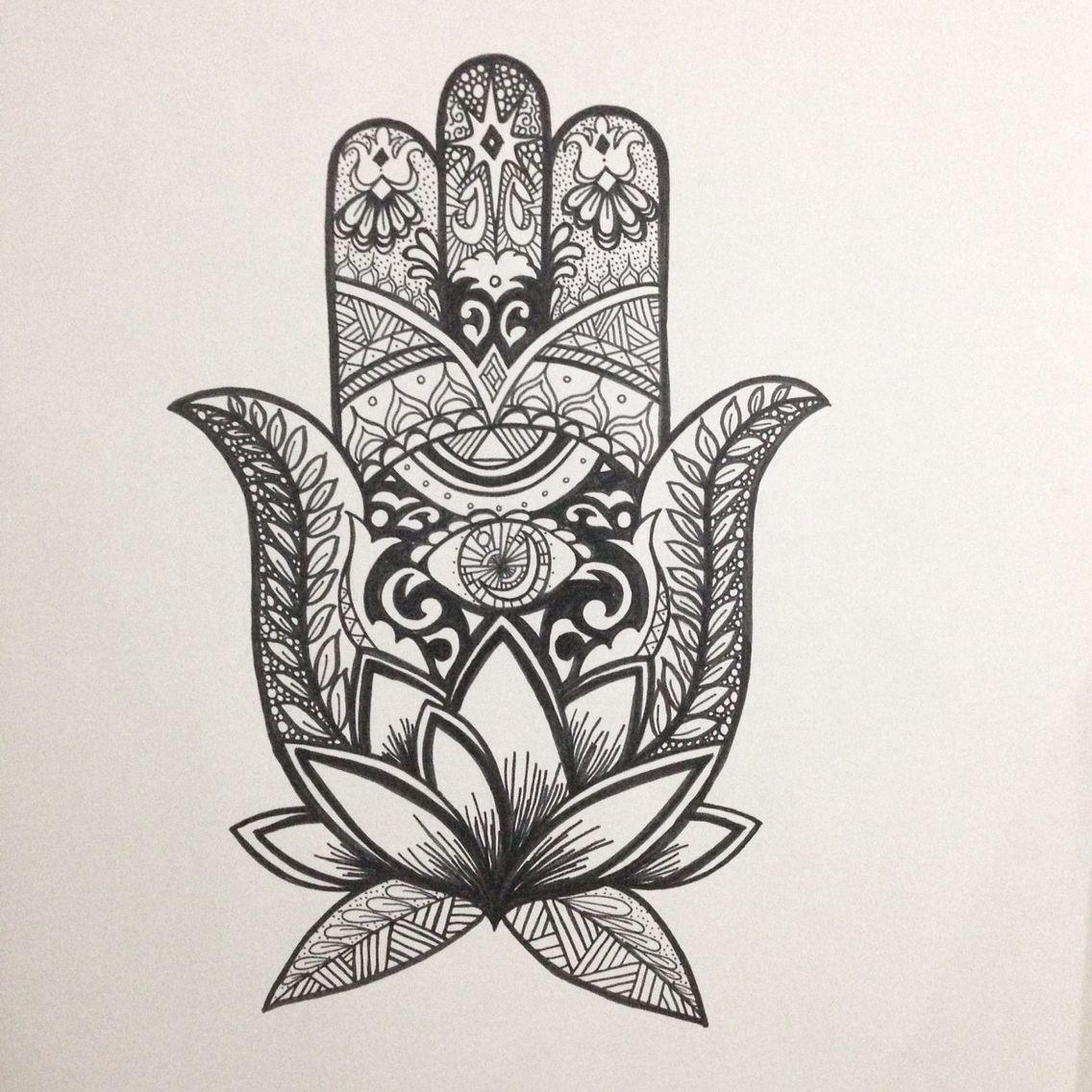 Hamsa Drawing at GetDrawings