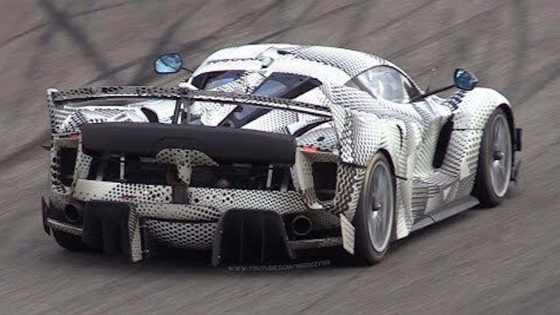 2018 Ferrari FXX K Evo Mule Spotted Terrorizing Monza Circuit