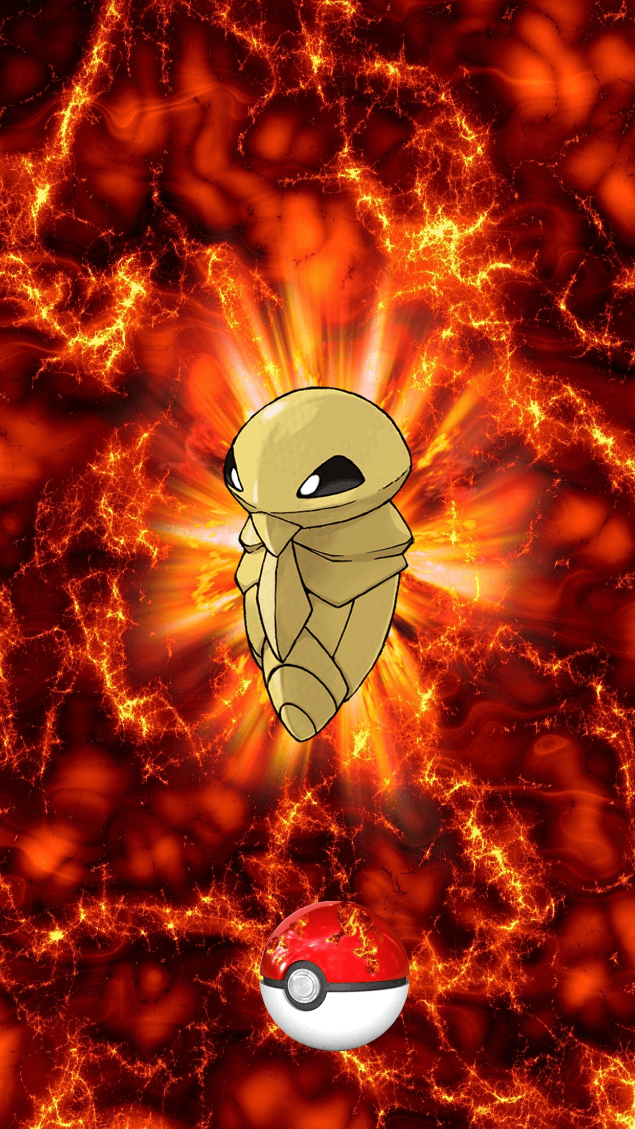 014 Fire Pokeball Kakuna Cocoon Weedle