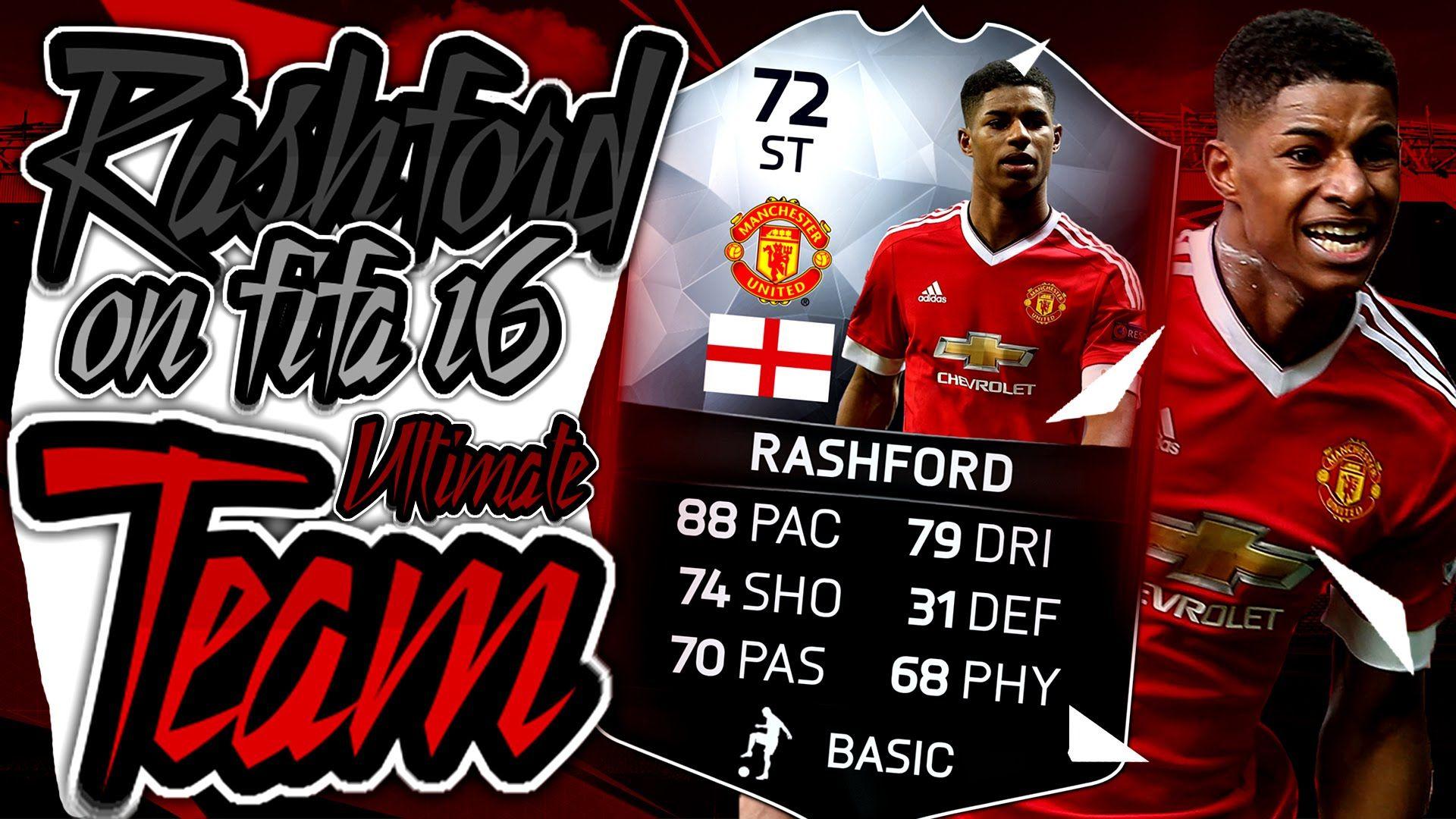 MARCUS RASHFORD ON FIFA 16 ULTIMATE TEAM!!