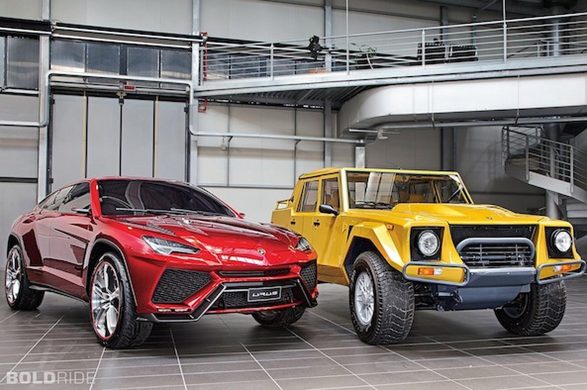 Wheels Wallpaper: Lamborghini Urus Concept and LM002 SUV