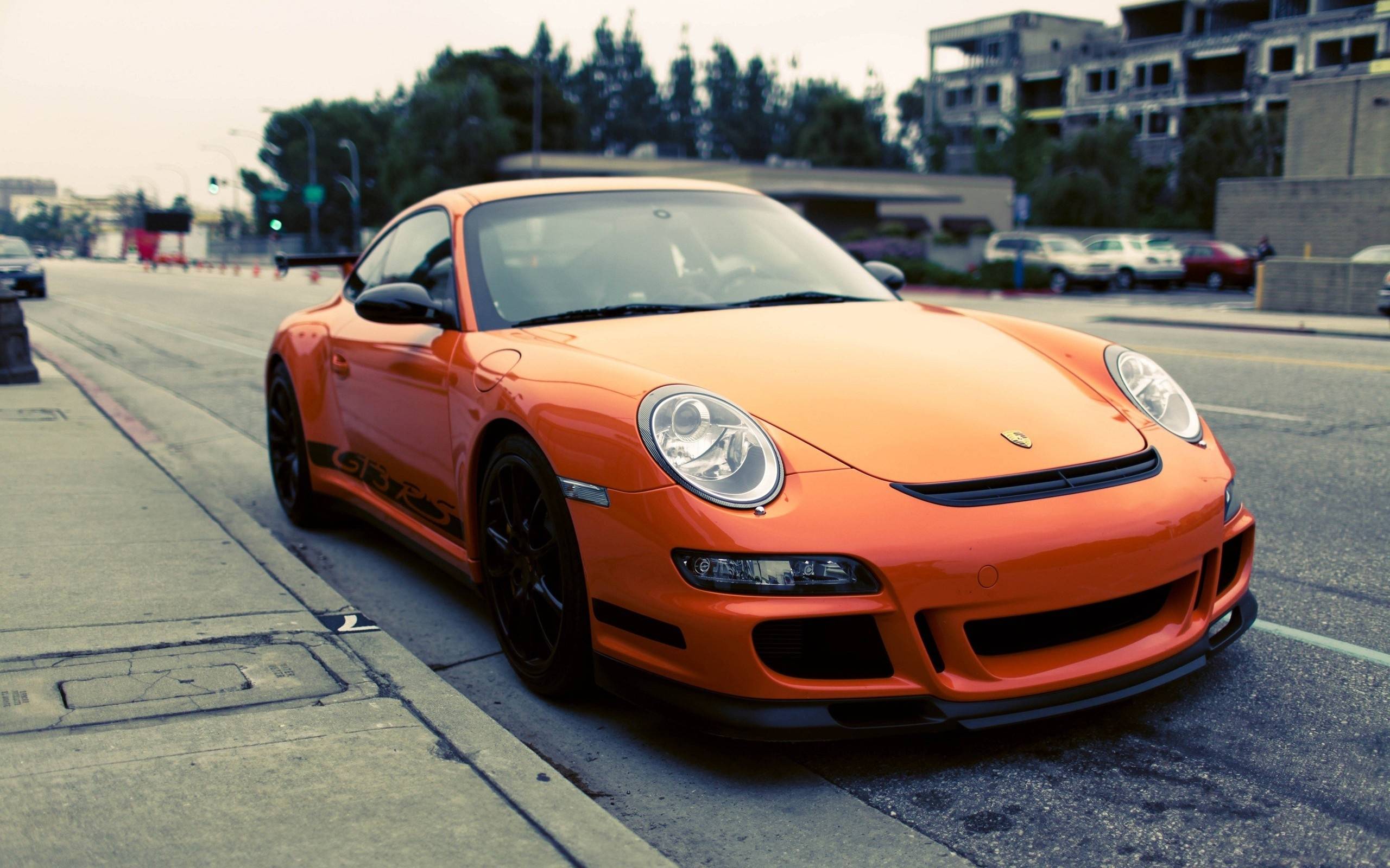 Porsche GT3 RS Orange Wallpapers