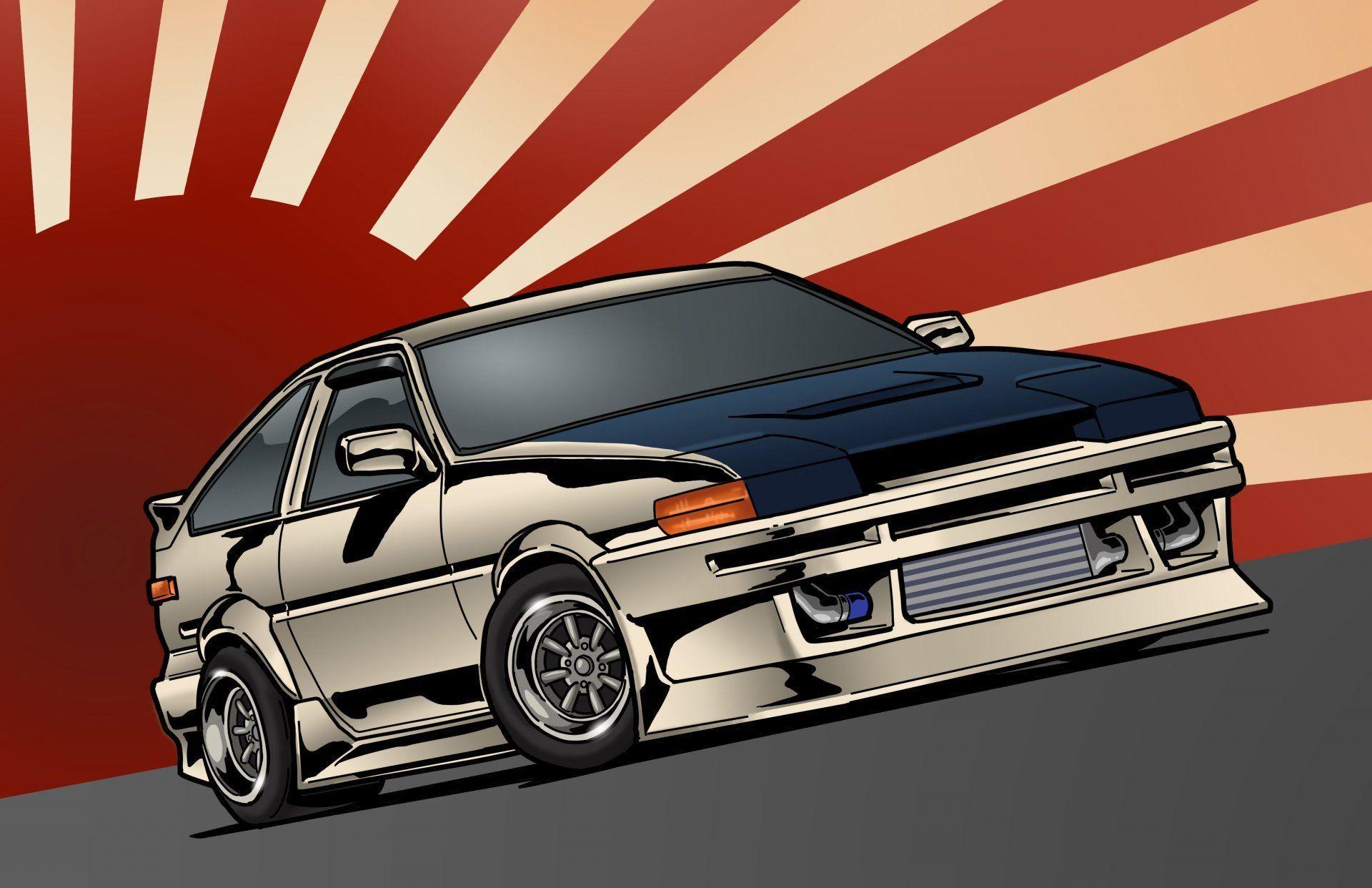 toyota corolla ae86 stance jdm front toyota japan art HD wallpapers