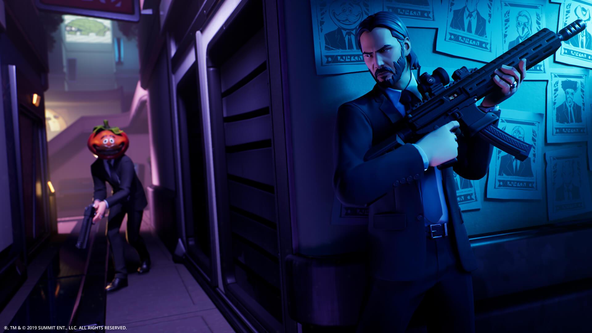 John Wick skin Fortnite wallpapers