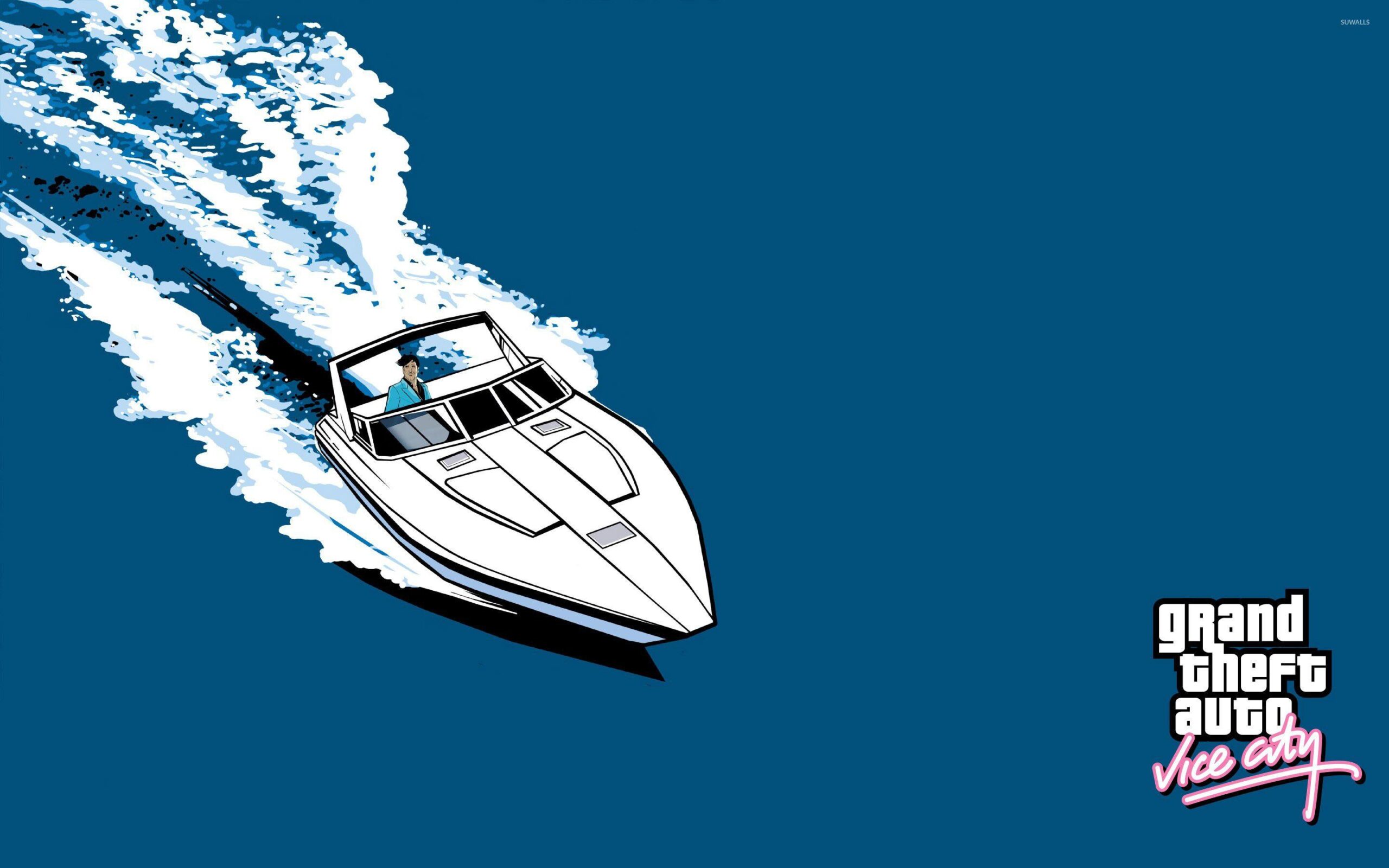Yacht ride in Grand Theft Auto: Vice City wallpapers