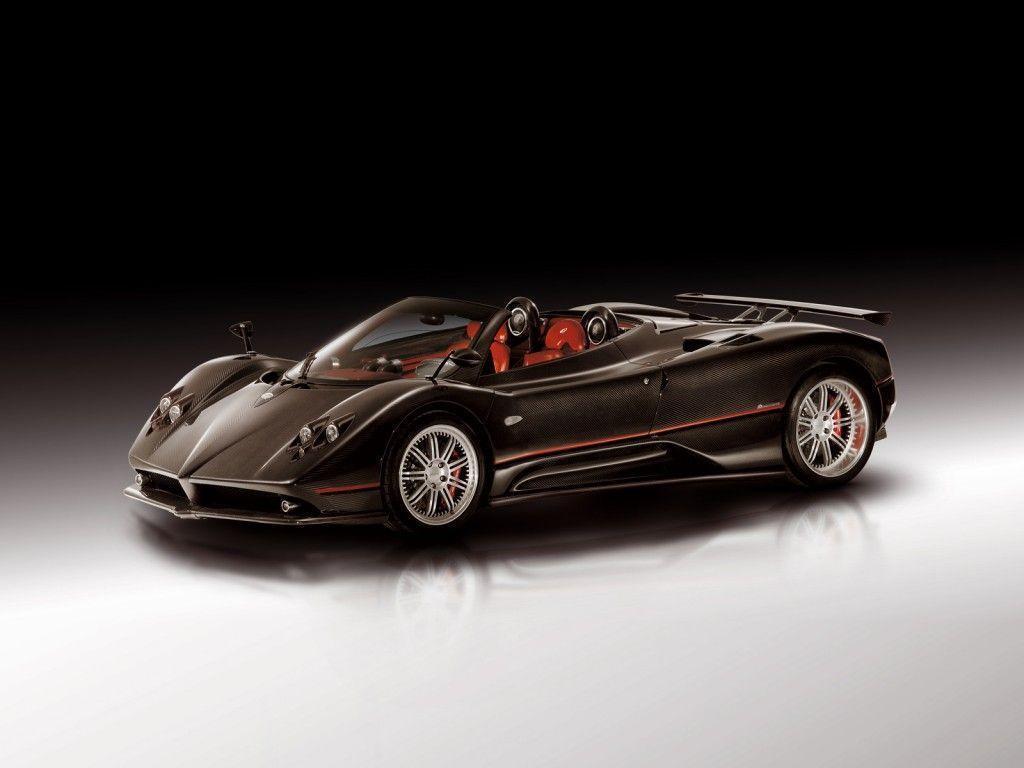 Black Pagani Zonda Roadster F HD Wallpapers for Desktop