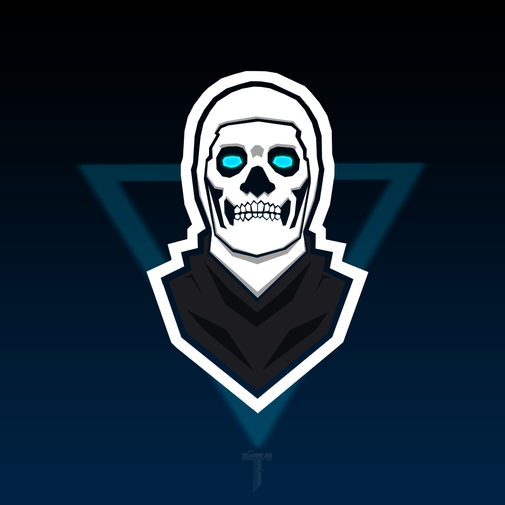 fortnite skull trooper mascot logo wallpapers backgrounds