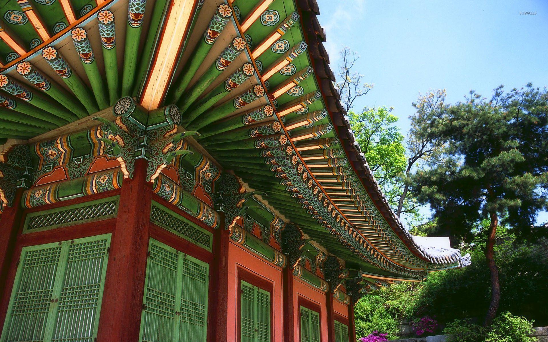 Temple in Seoraksan National Park, South Korea wallpapers