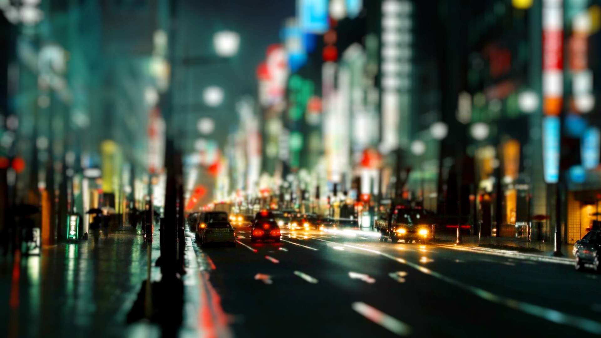 Tokyo in Tilt HD Wallpapers » FullHDWpp