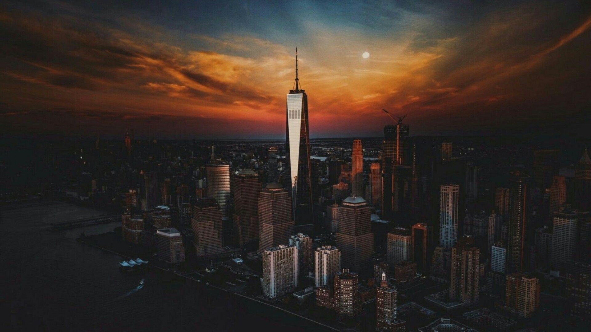 Manhattan And One World Trade Center Wallpapers