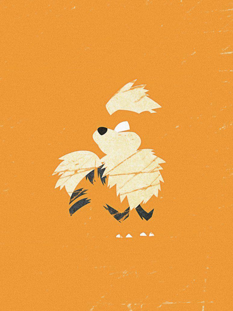 Minimal Growlithe by LaCron