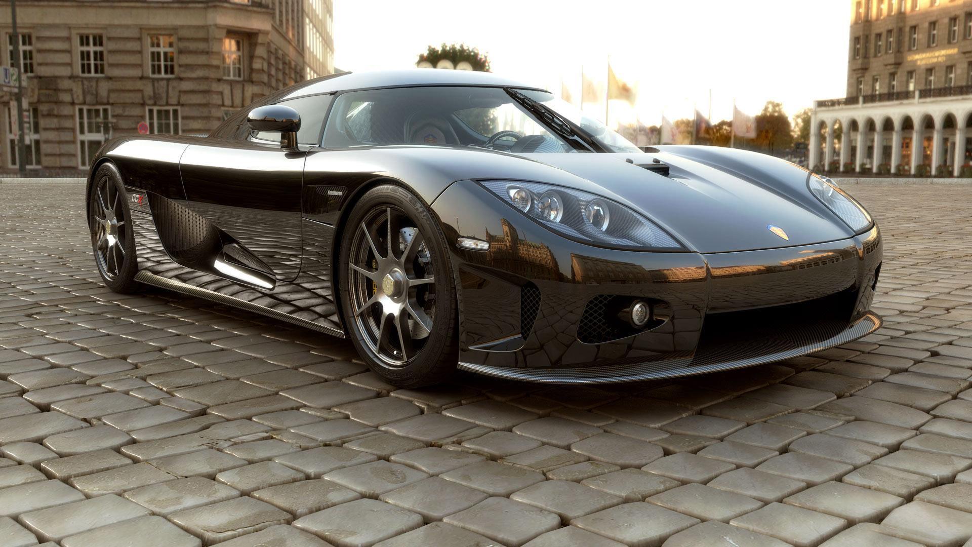 Koenigsegg CCX in the city HD desktop wallpapers : Widescreen : High