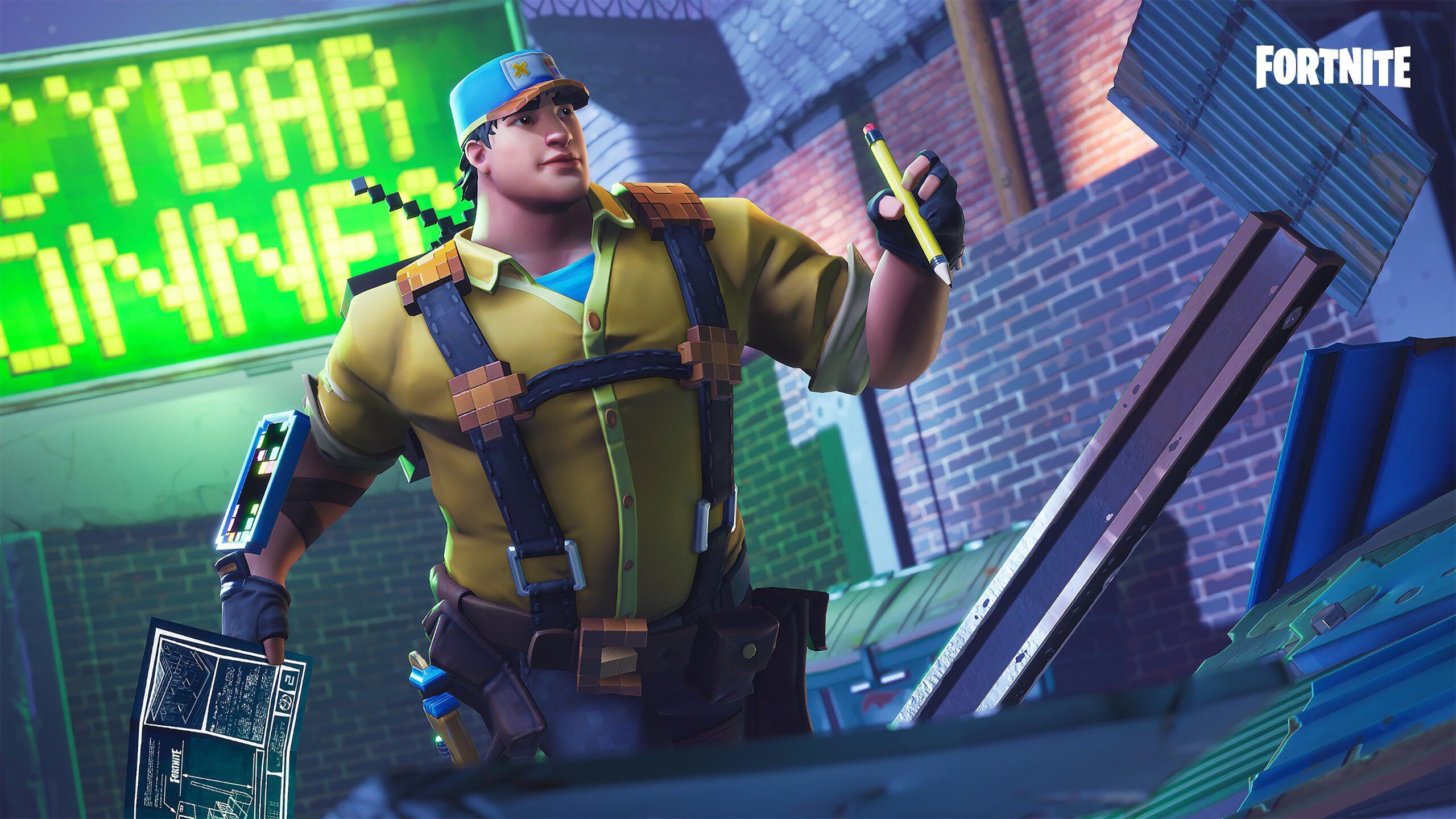 FORTNITE 8 BIT DEMO CONSTRUCTOR 4k Ultra HD Wallpapers