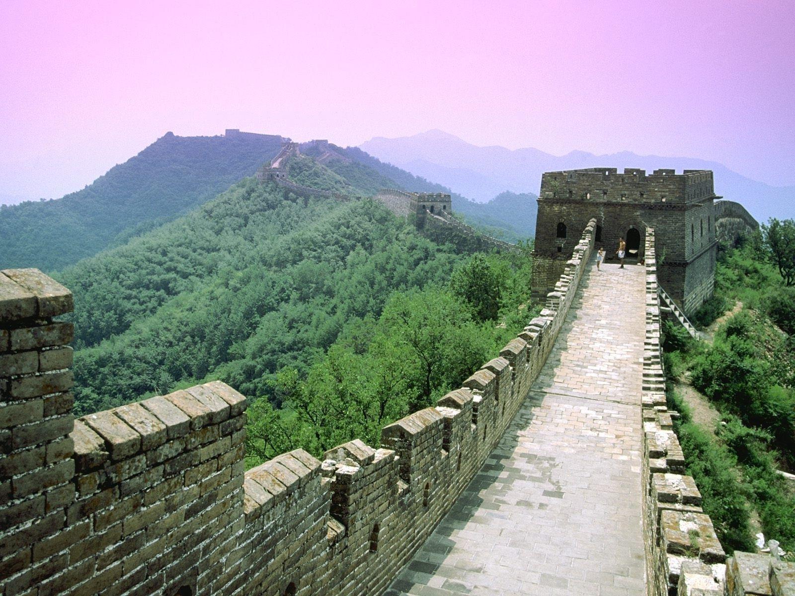 Great Wall Of China Sunrise wallpaper.