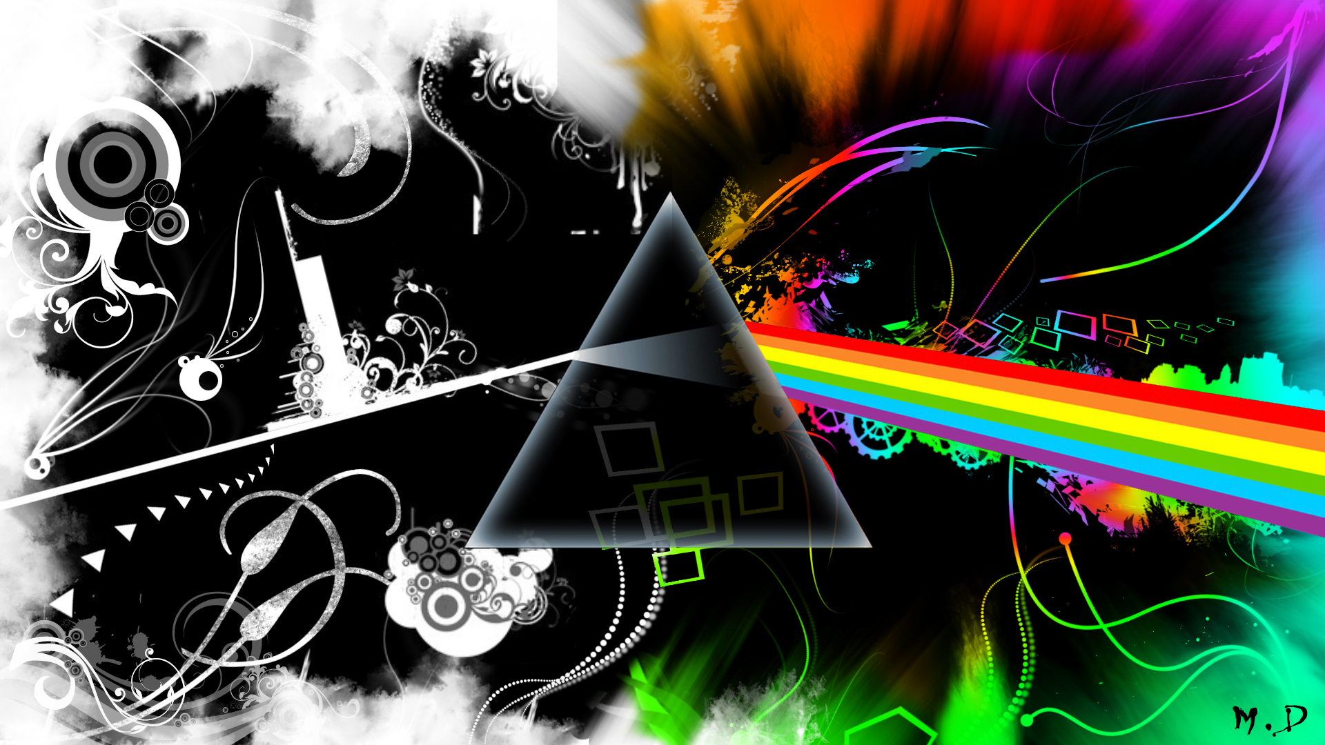 Wallpapers Music > Wallpapers Pink Floyd logo Pink Floyd Remix by