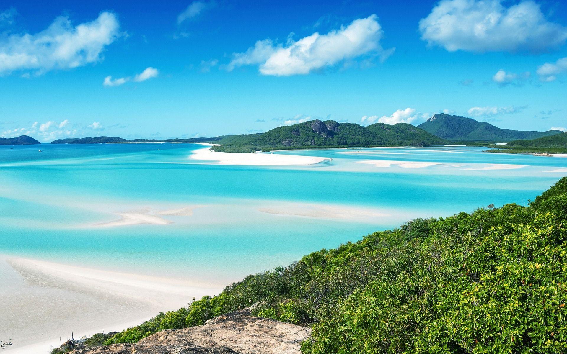 Download wallpapers Whitsunday Island, Australia, tropical island