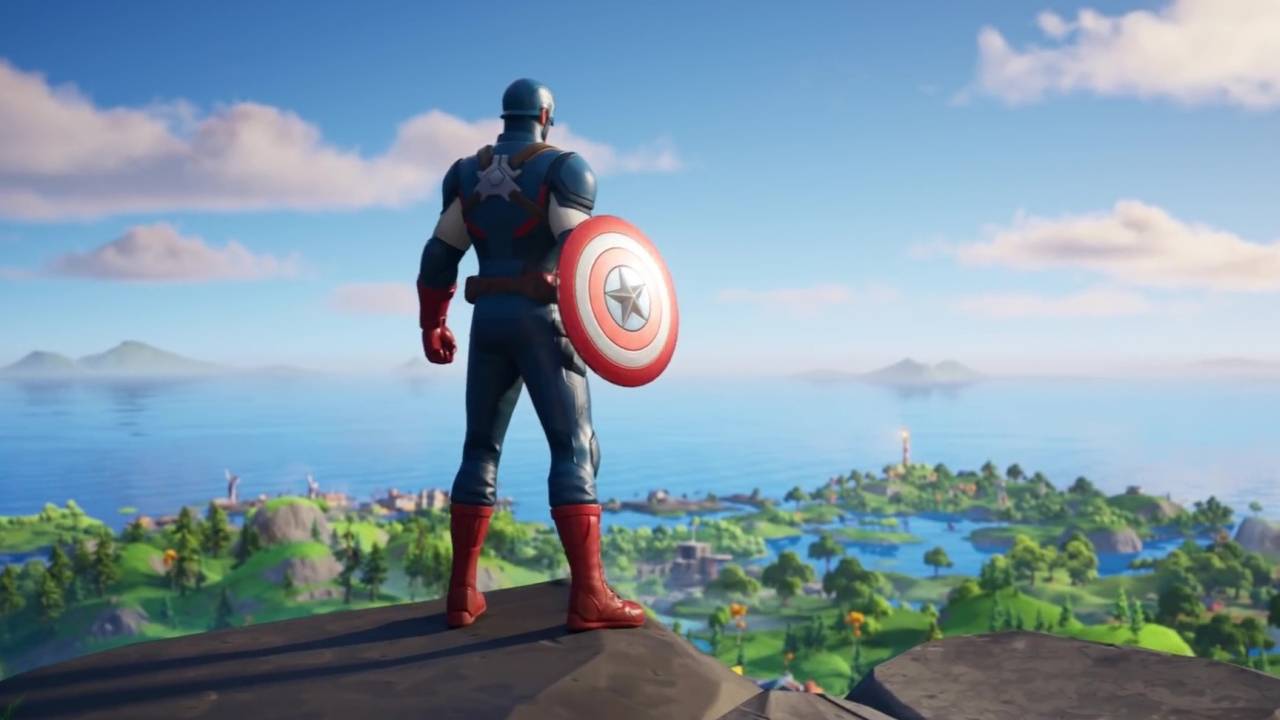 Captain America Fortnite wallpapers