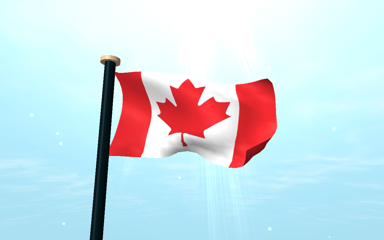 Canada Flag 3D Free Wallpapers