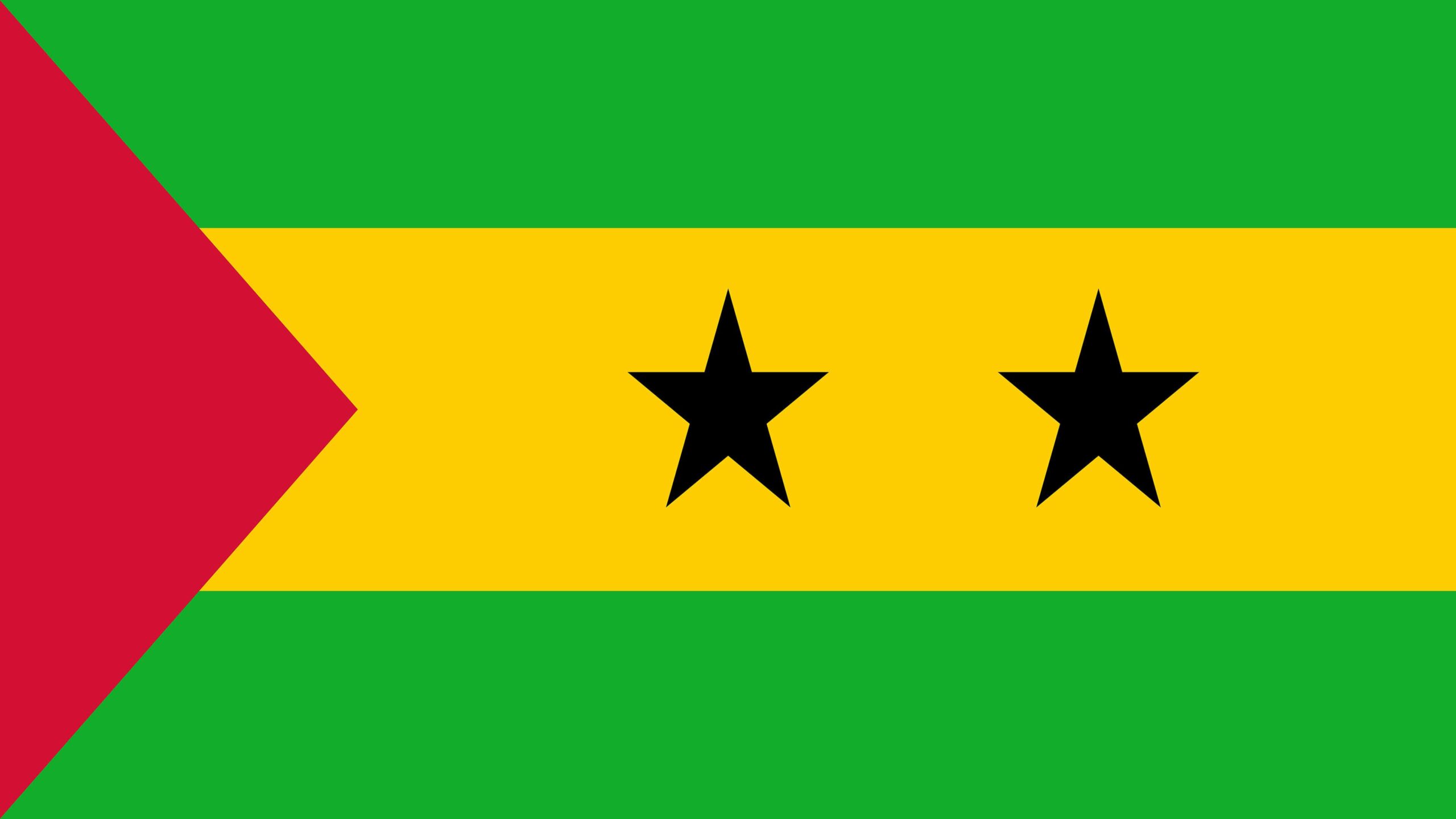 Sao Tome And Principe Flag UHD 4K Wallpapers