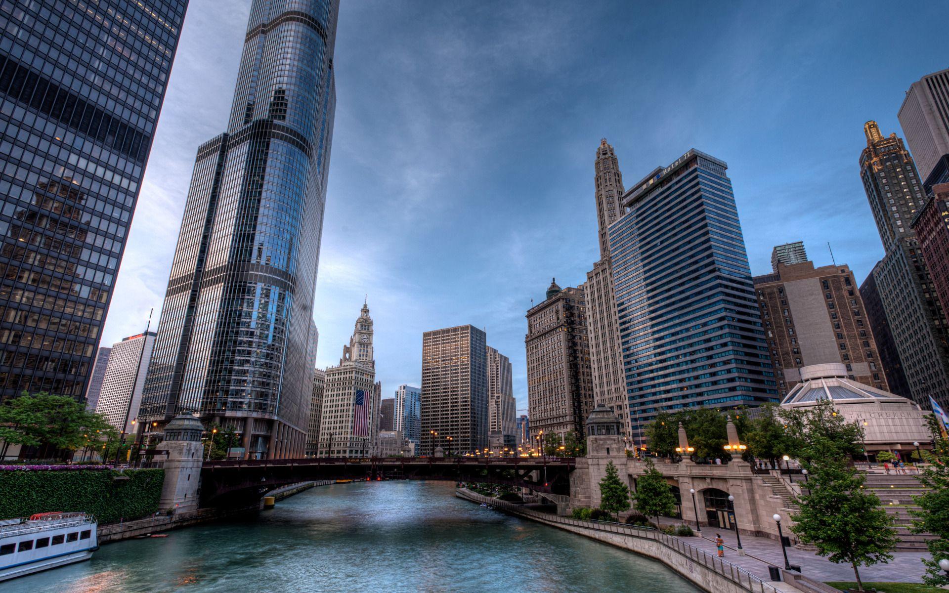 Wabash Avenue, Chicago, Illinois widescreen wallpapers