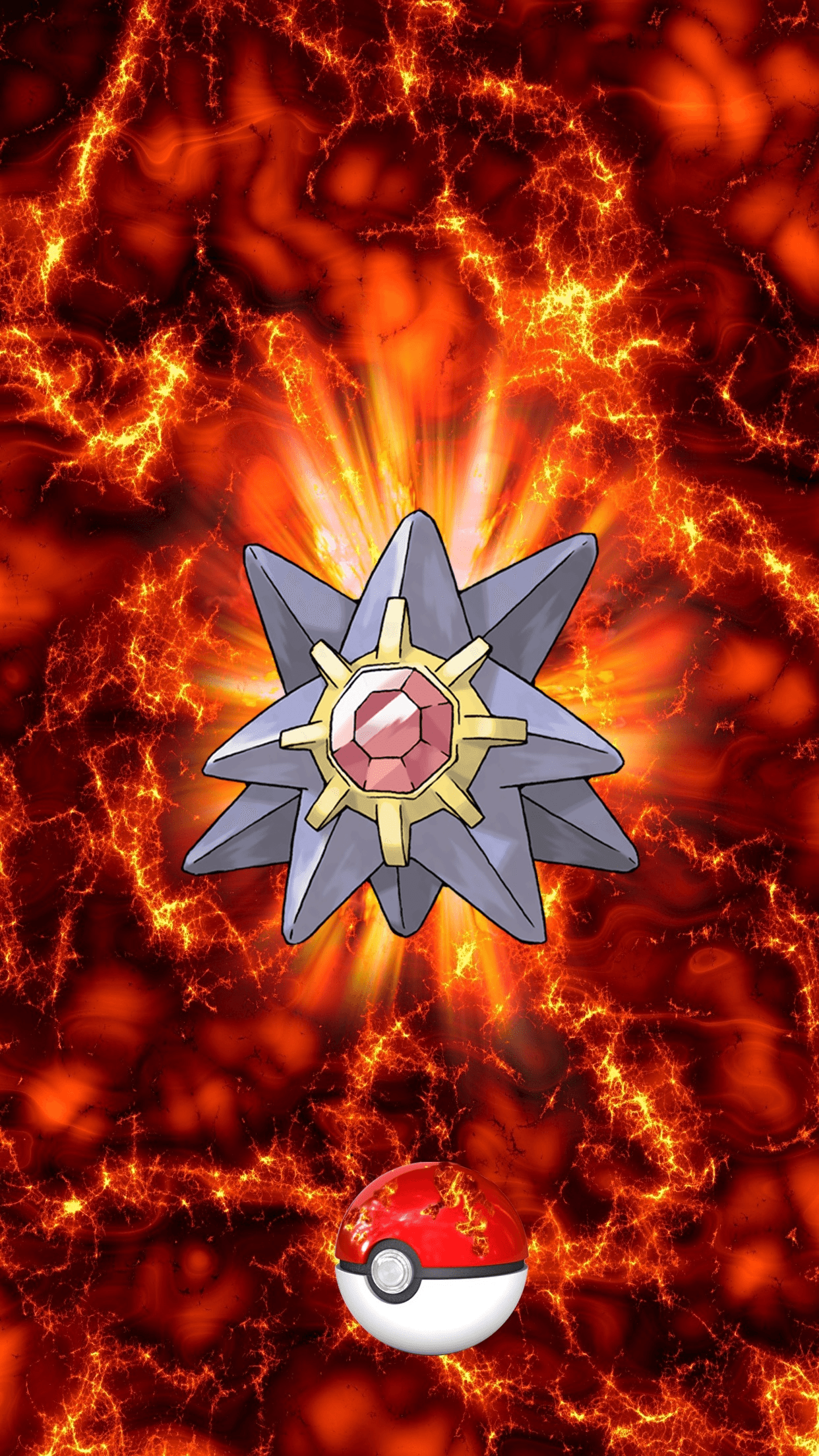 121 Fire Pokeball Starmie Starmie Staryu