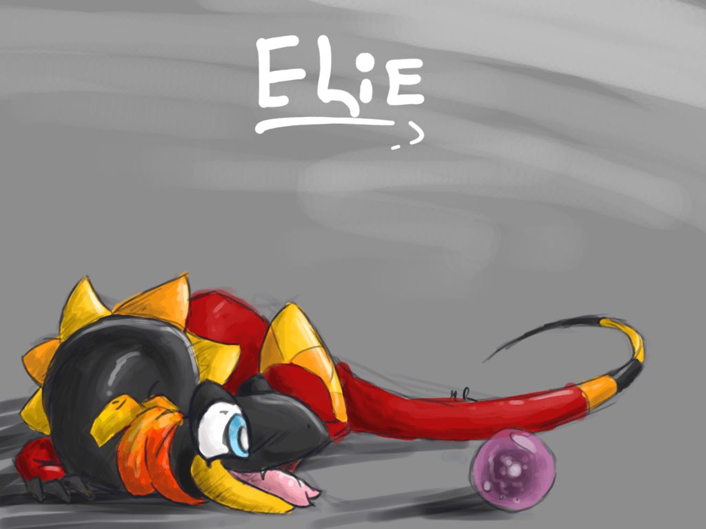 Elie the Shiny Heliolisk by Agryo