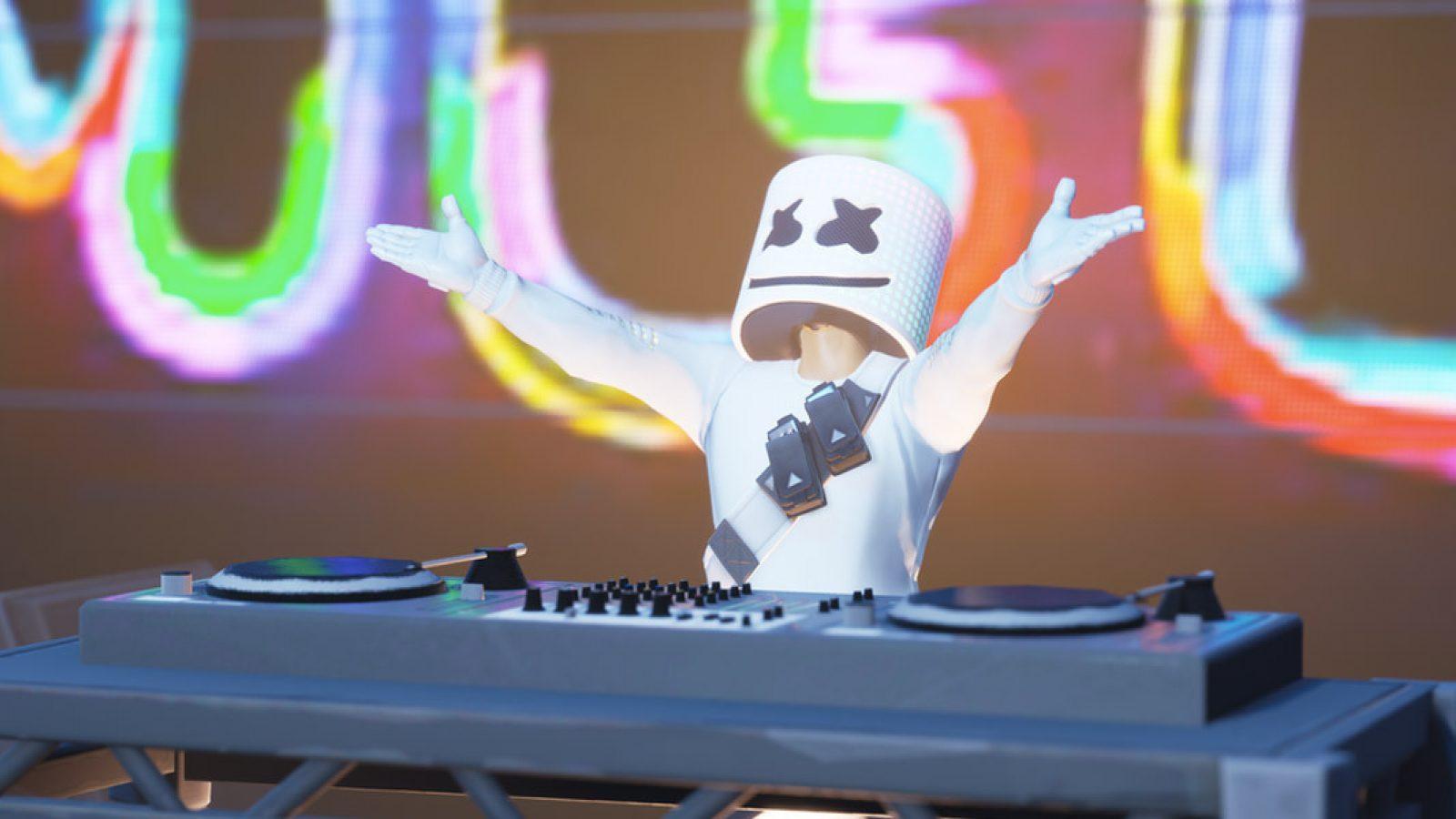 Watch the full Marshmello concert event in Fortnite