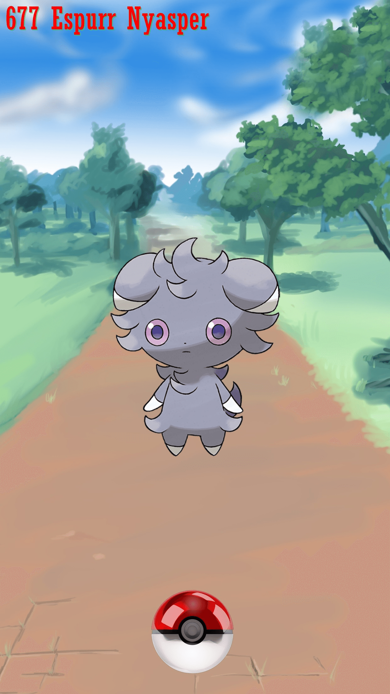 677 Street Pokeball Espurr Nyasper