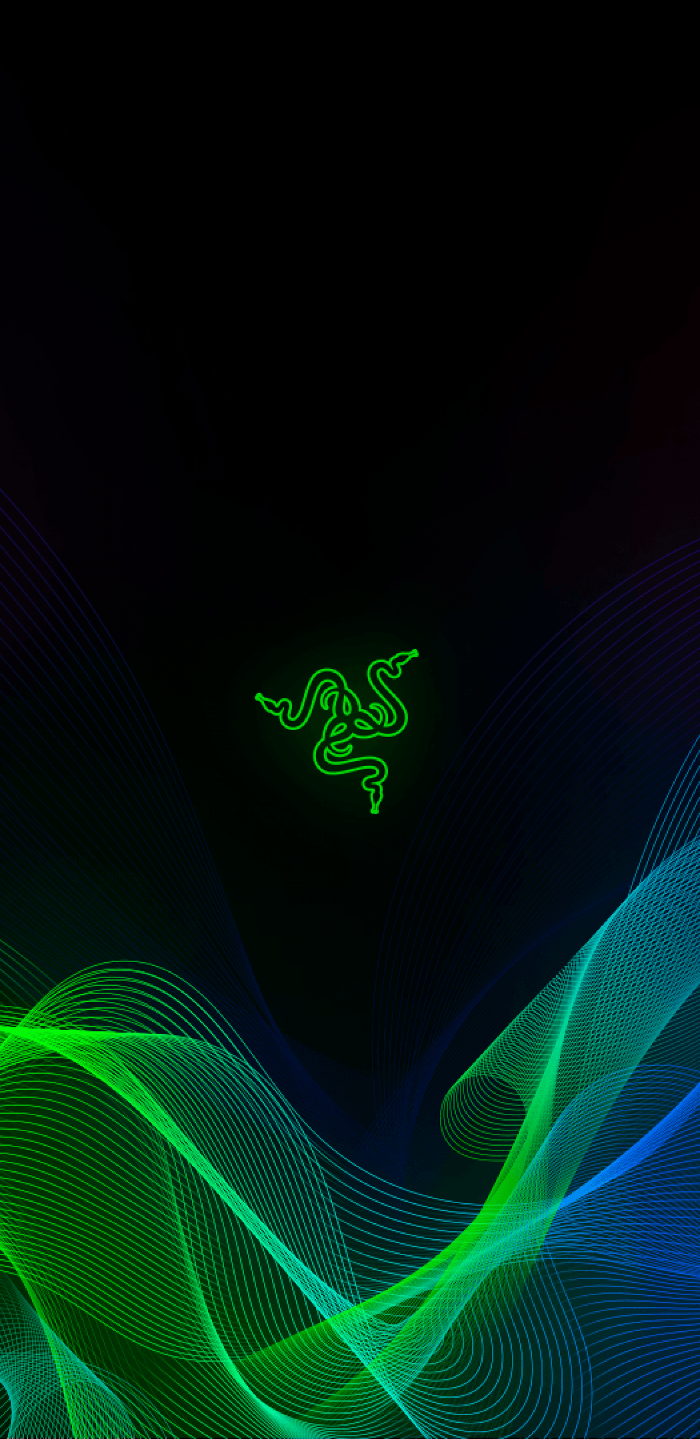 Download Razer, Abstract, Waves, Sync Wallpapers for