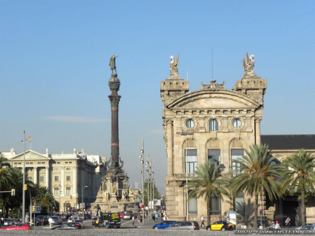 christopher columbus: NEW CHRISTOPHER COLUMBUS STATUE BARCELONA