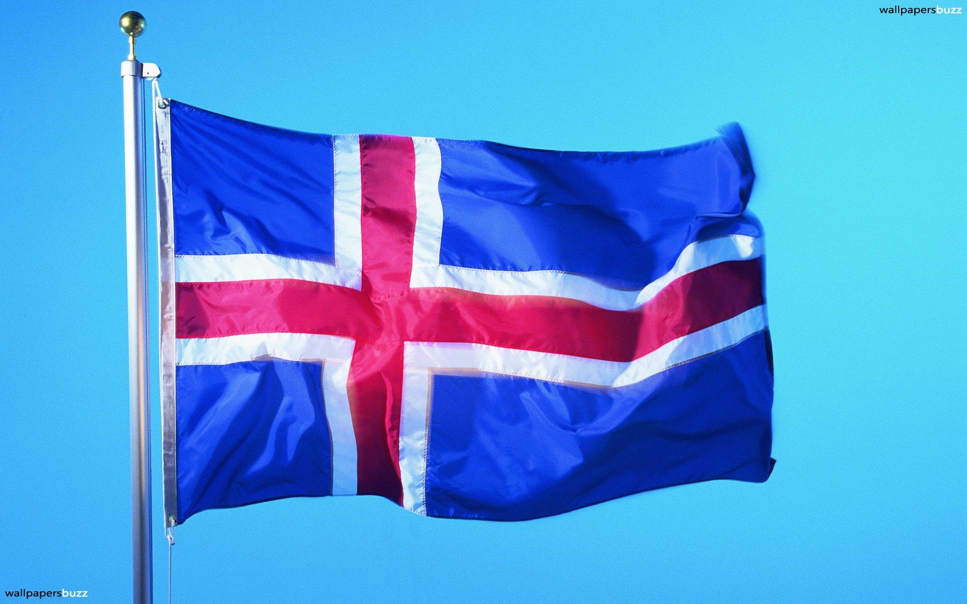 The flag of Iceland HD Wallpapers