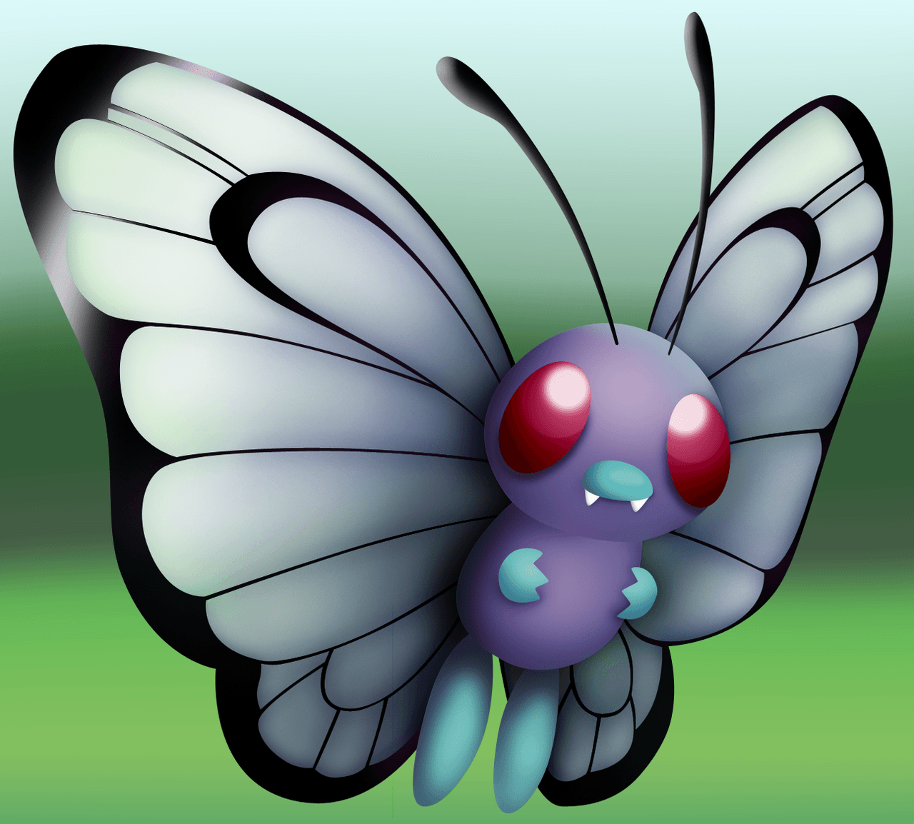 Pokemon Revamps: Butterfree by Susyspider