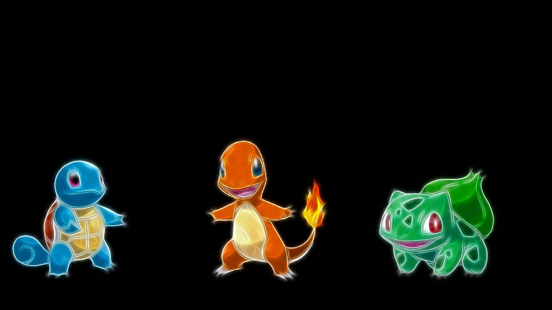 Cartoon Bulbasaur Squirtle Charmander HD Wallpapers