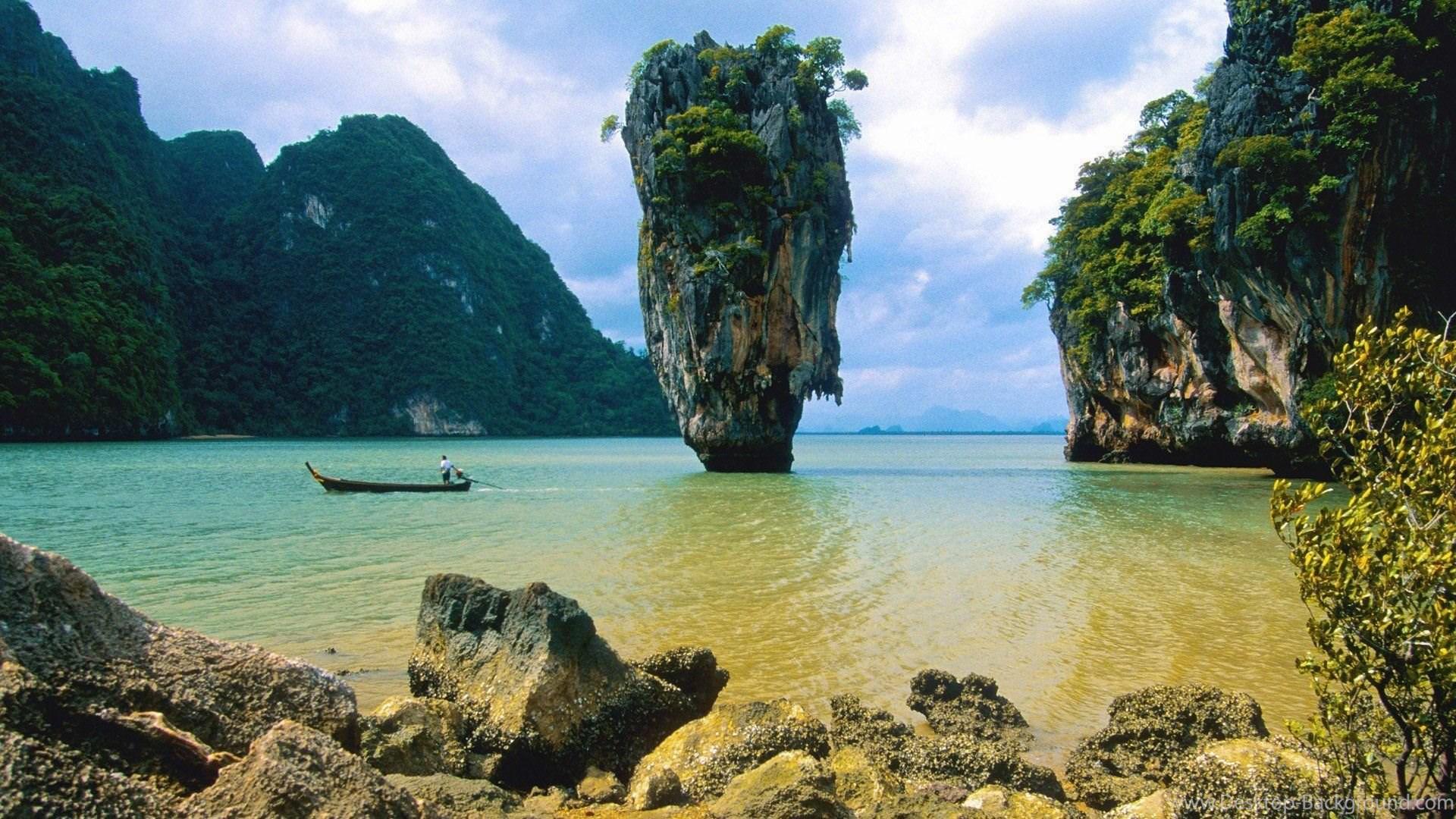 James Bond Island Thailand Wallpapers HD Free Download Desktop