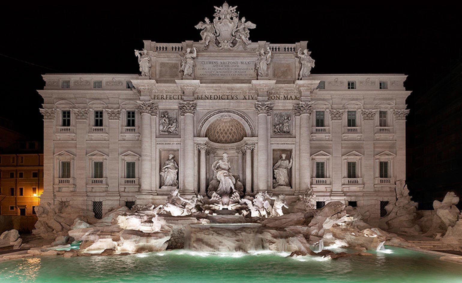 Fendi unveils restored Trevi Fountain in Rome