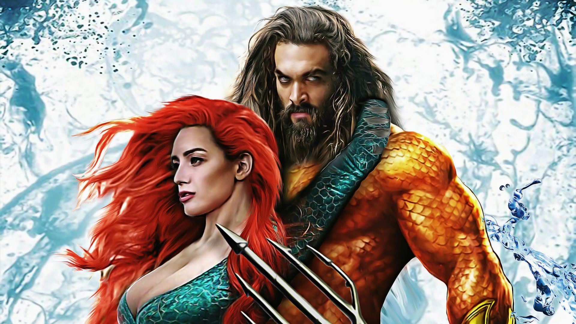 Aquaman And Mera Art, HD Superheroes, 4k Wallpapers, Image