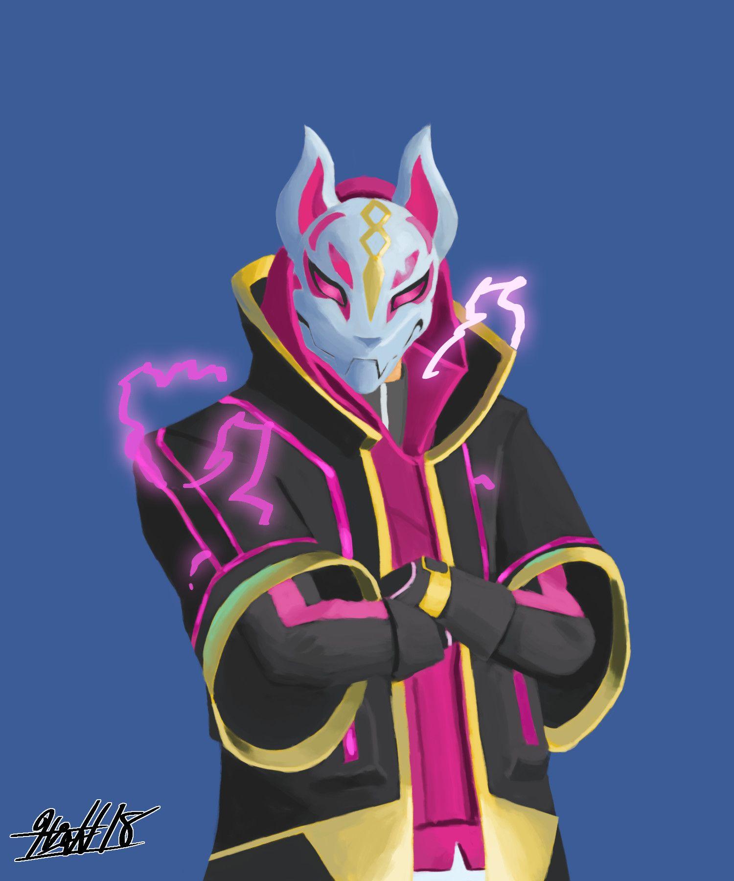 Fortnite Drift Skin Art