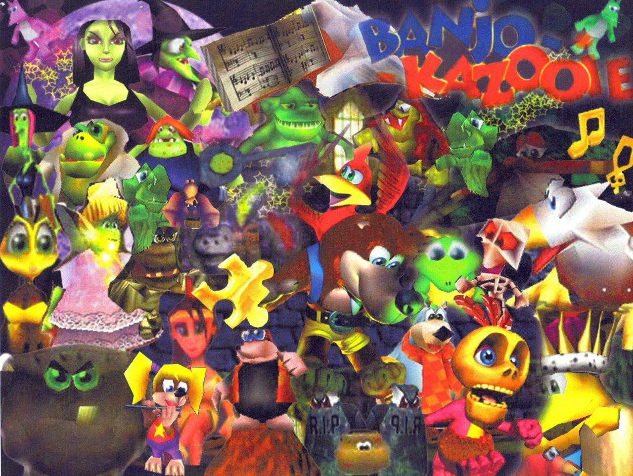 Banjo Kazooie Tooie Wallpapers HD + Nuts And Bolts + Nintendo 64