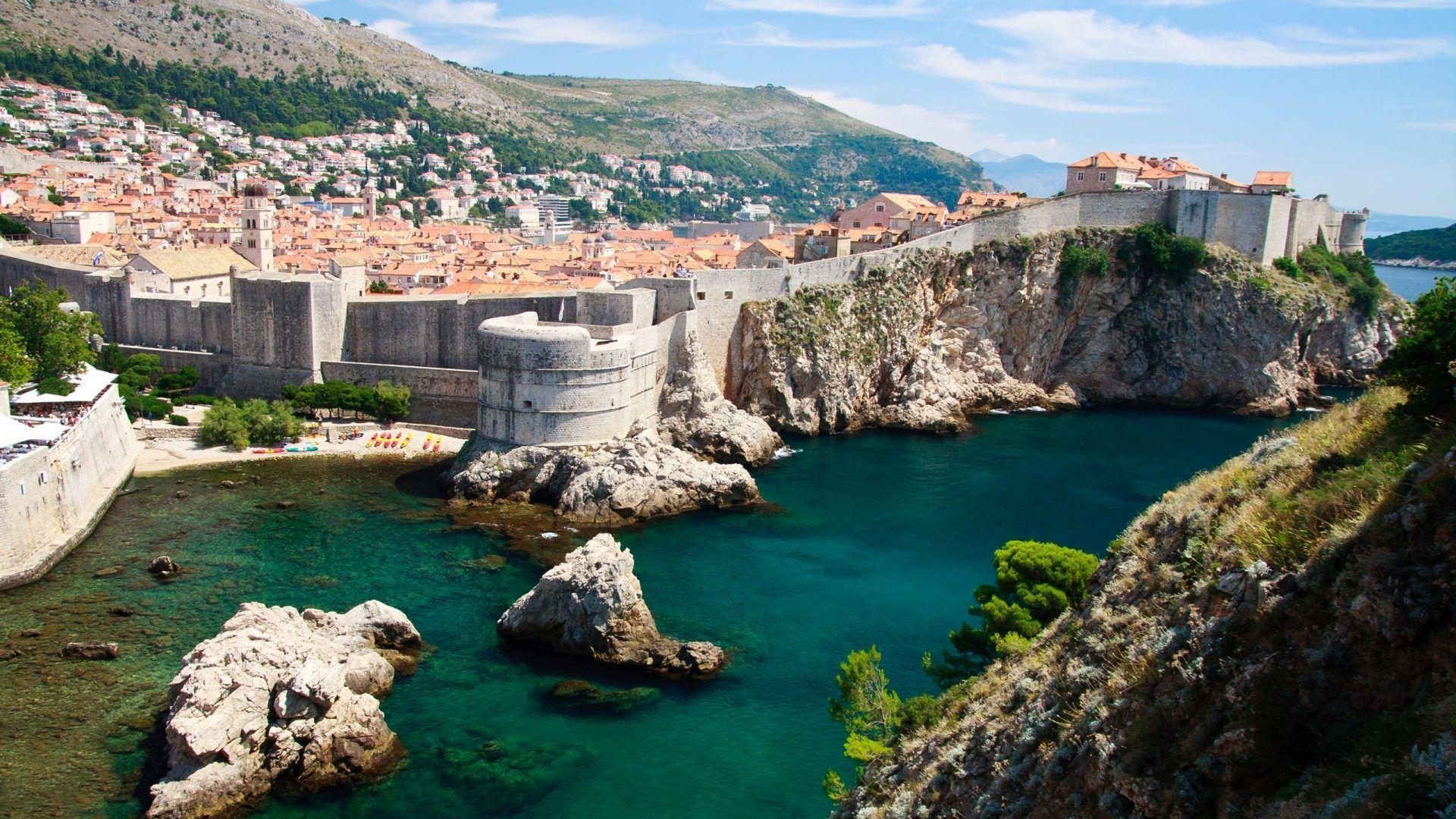 Desktop Wallpapers Hd Old City Walls In Dubrovnik, Croatia