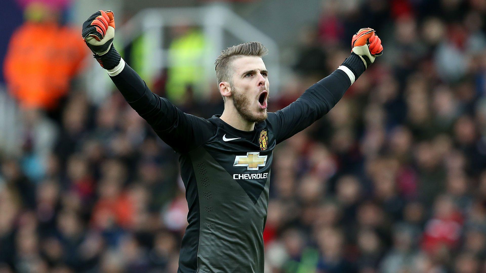 David De Gea Premier League Stoke v Manchester United