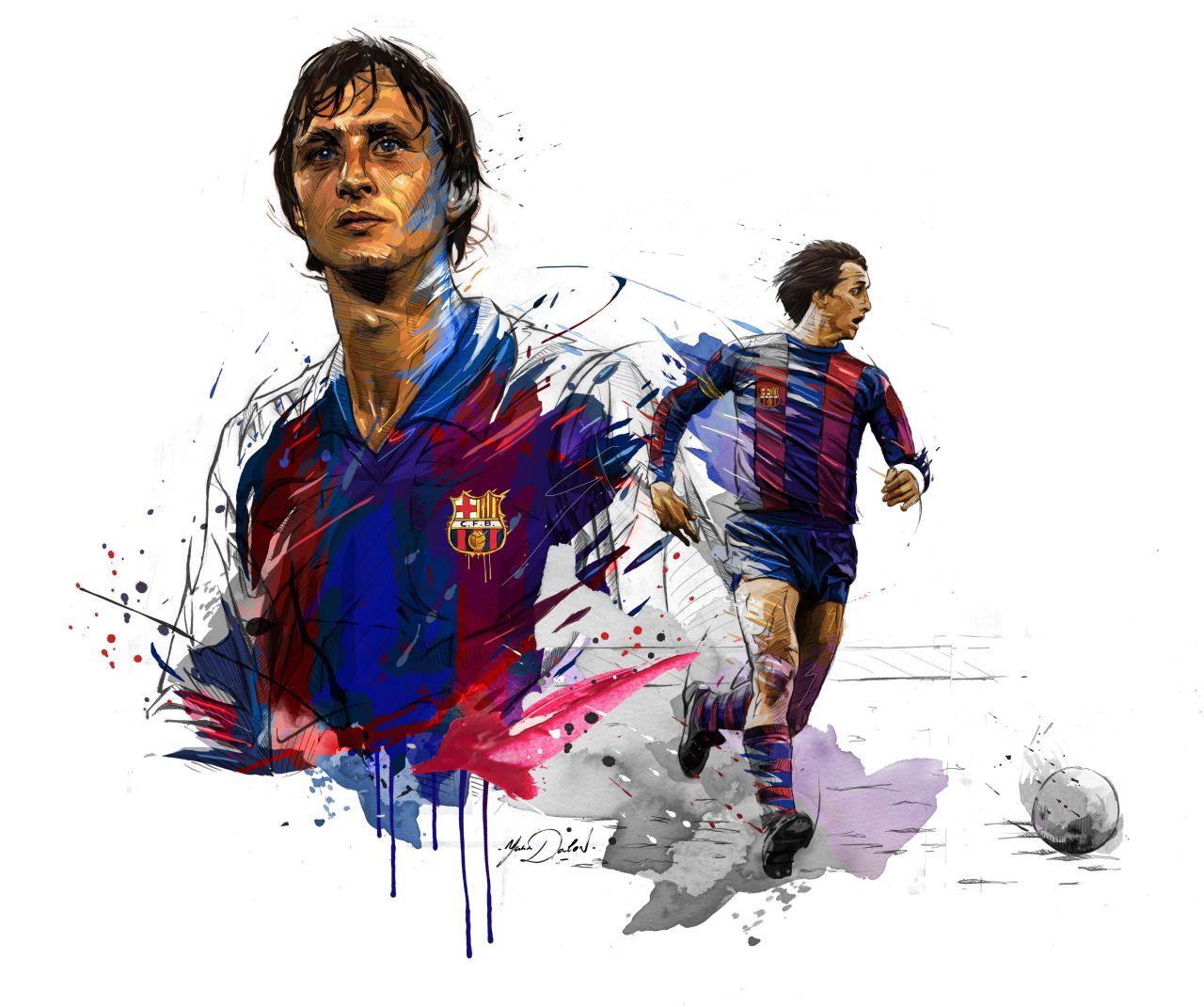 Beetot Kit: Johan Cruyff Painting by Yann Dalon