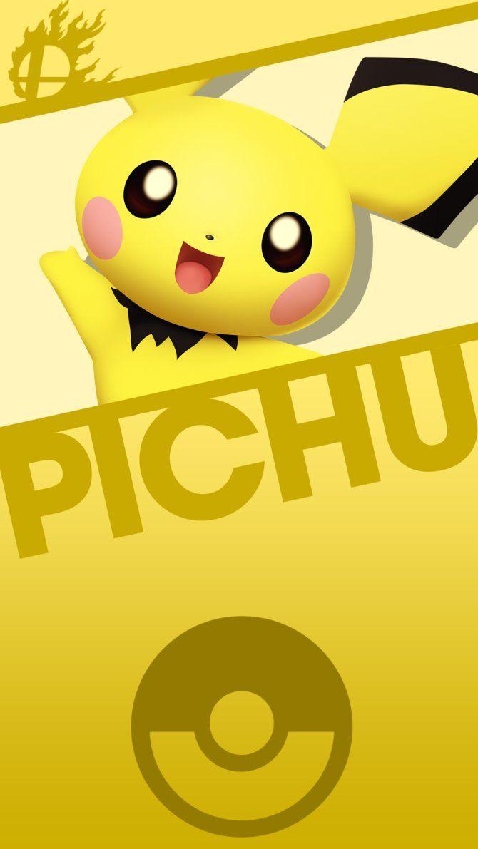 Pichu Smash Phone Wallpapers by MrThatKidAlex24