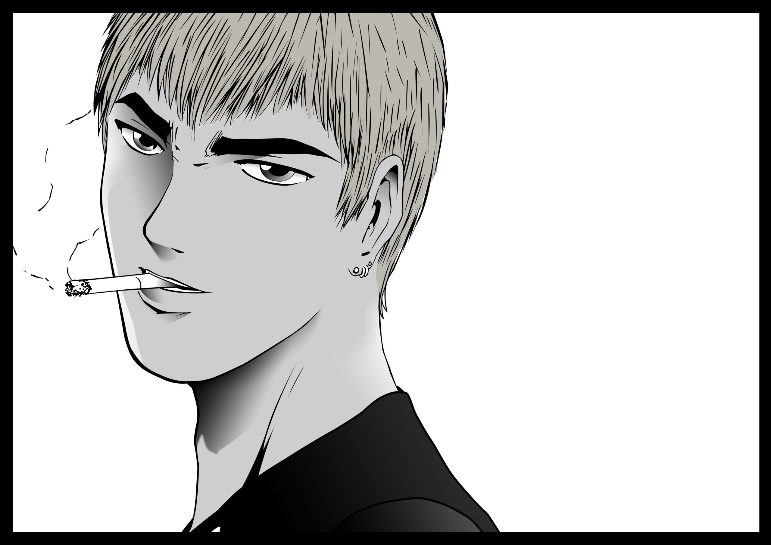 Eikichi onizuka great teacher onizuka male monochrome wallpapers