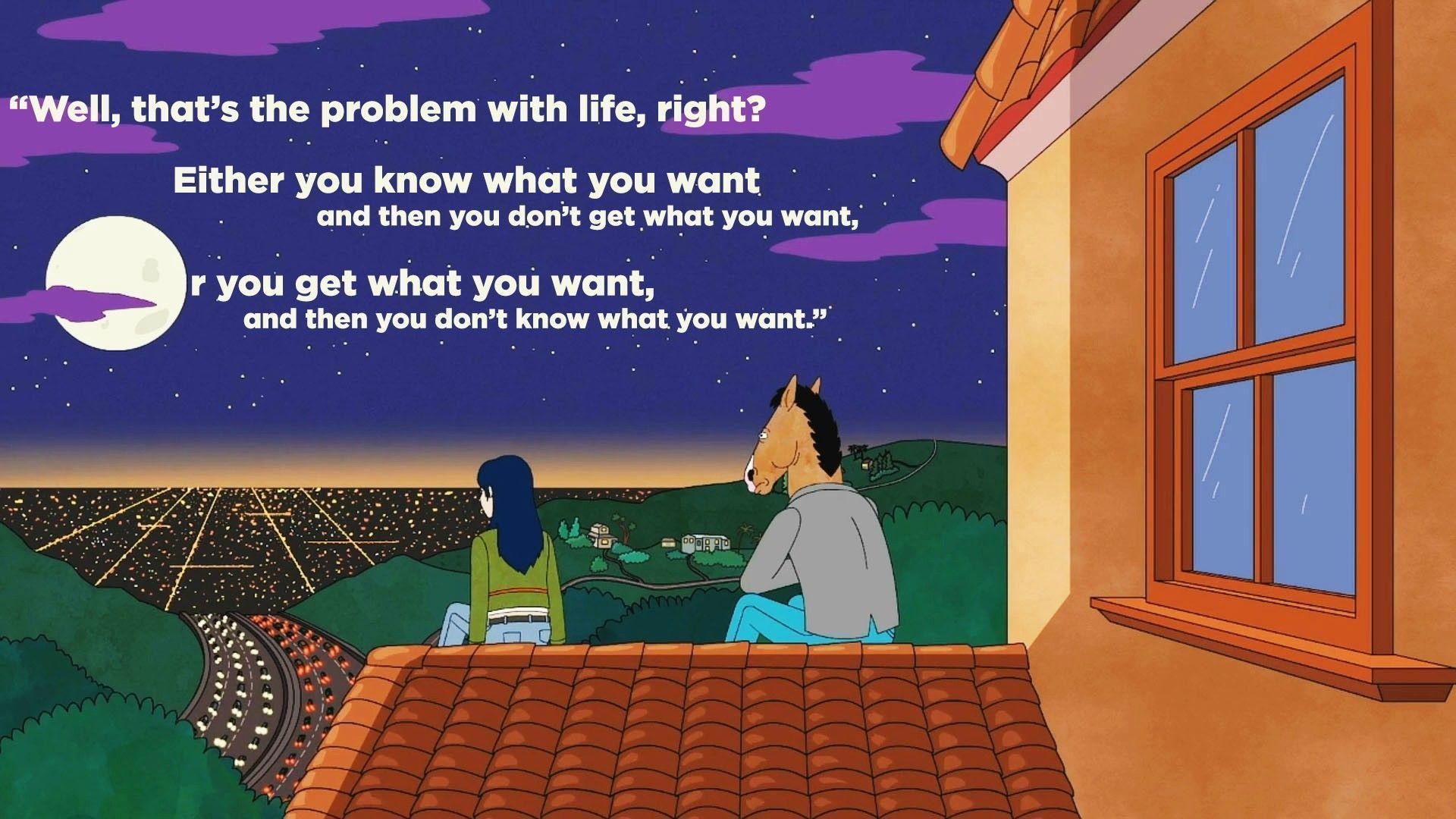 bojack horseman quotes wallpapers