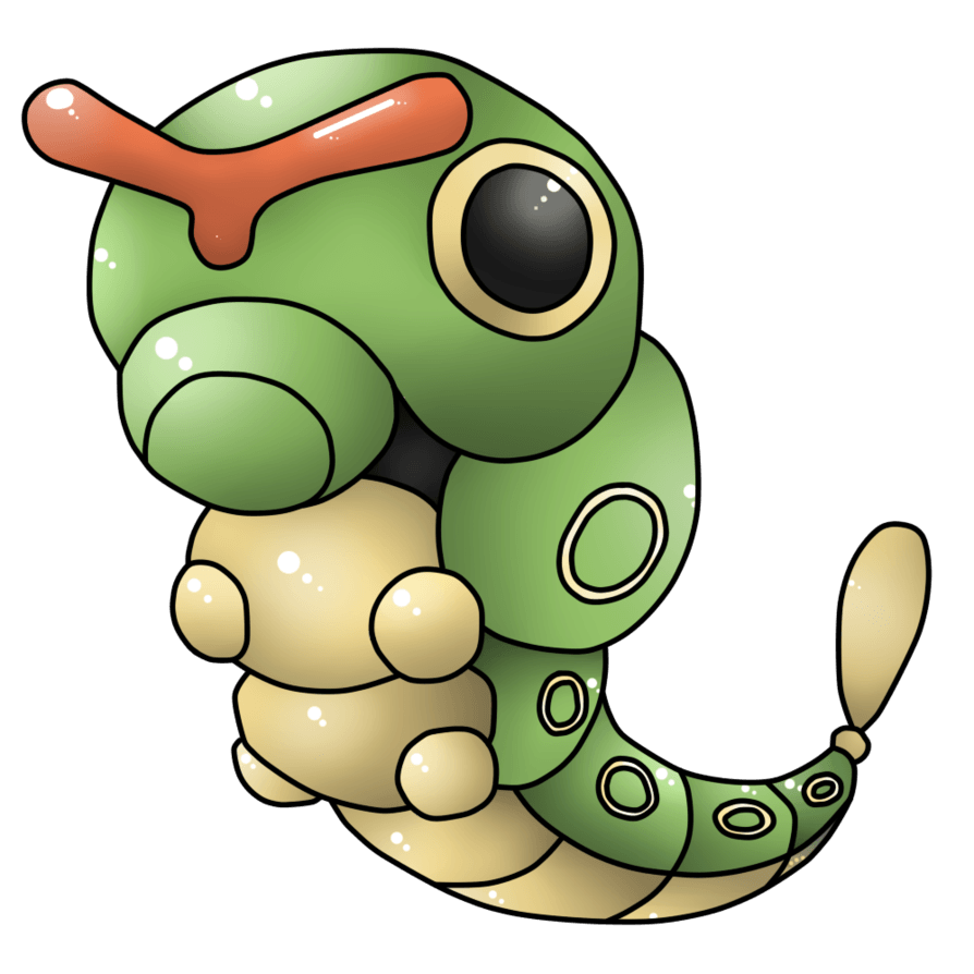 010 Caterpie by OvanNikki