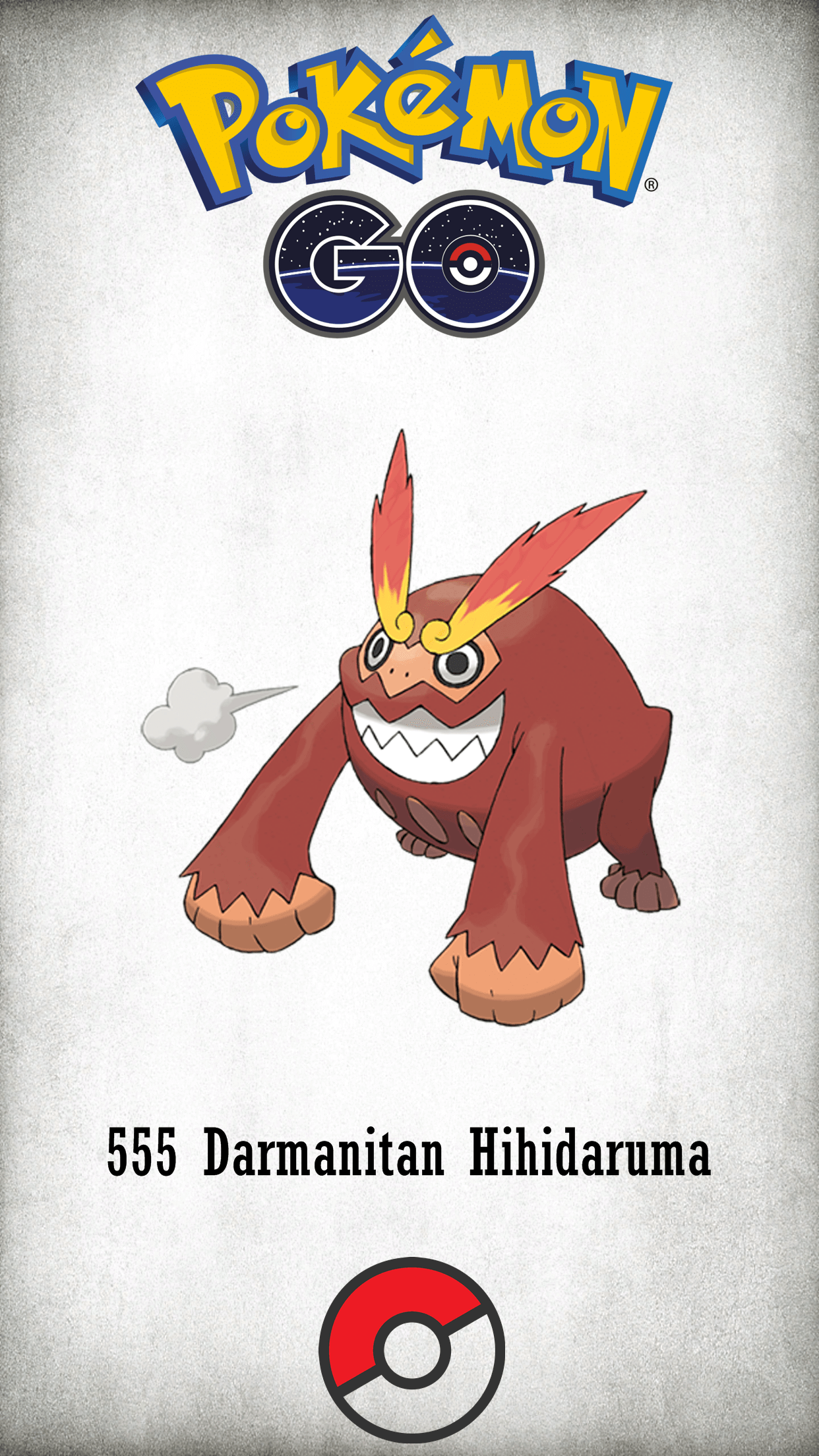 555 Character Darmanitan Hihidaruma