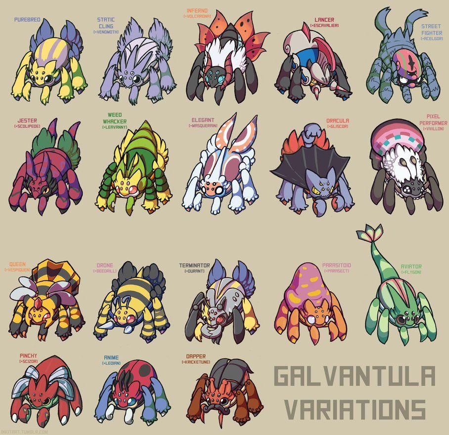 Galvantula Variations by Ink