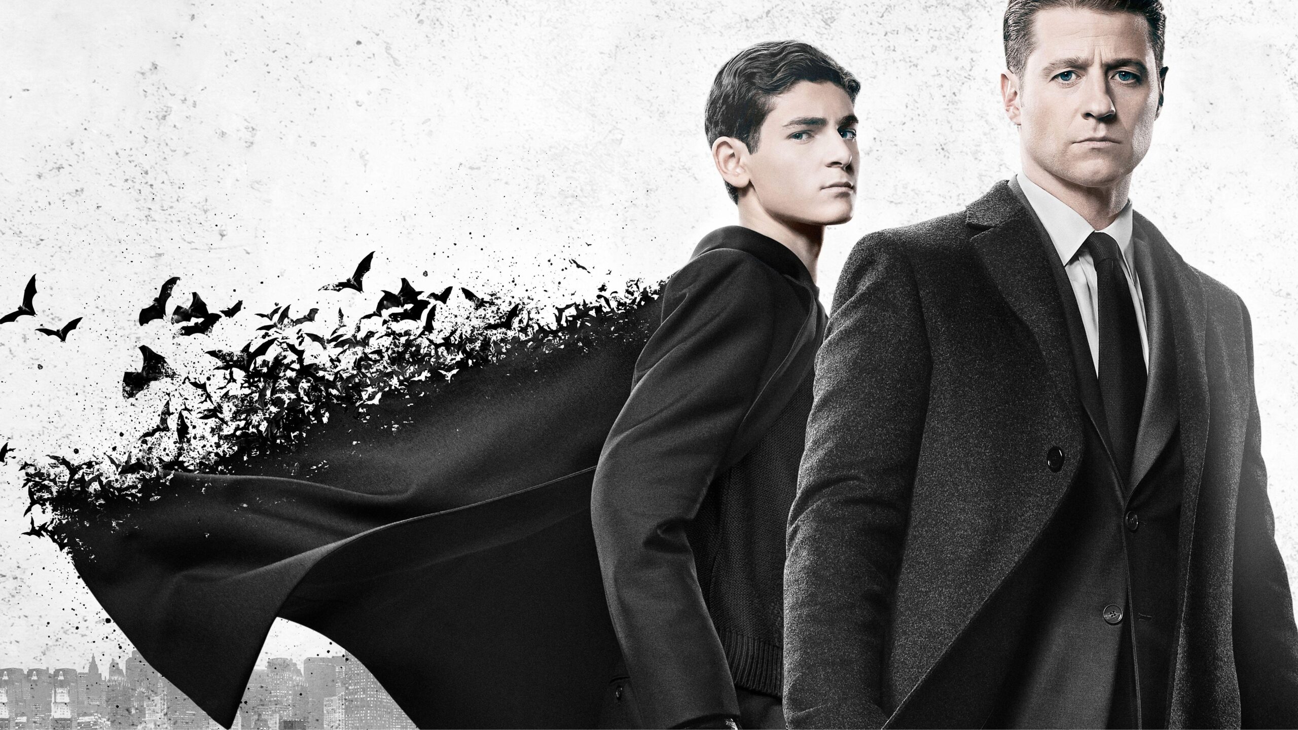 Wallpapers Gotham, Season 4, David Mazouz, Ben McKenzie, James Gordon