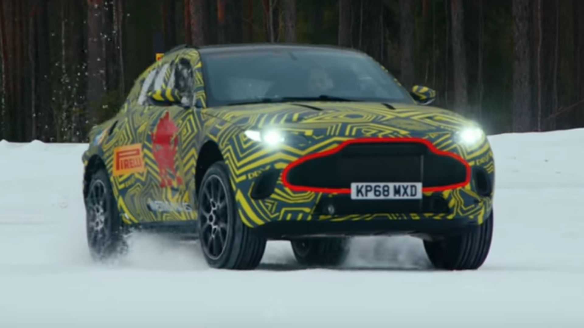 Aston Martin DBX Snowy Drifts Are Part Of Testing Procedure