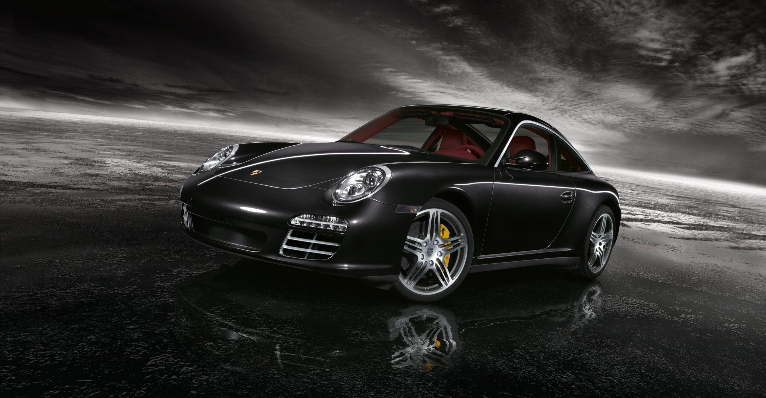 2011 Black Porsche 911 Targa 4S wallpapers